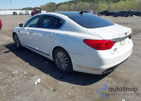 2015 Kia K900 Luxury z USA, uszkodzony, nr VIN KNALW4D41F6021135
